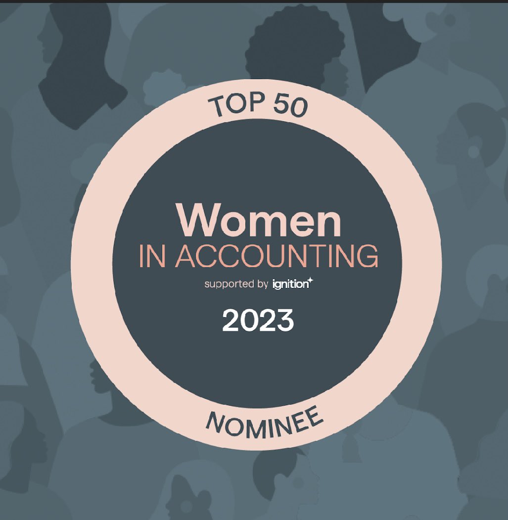 mandy_bagot's tweet photo. Super proud to be nominated On International Women’s Day for Ignition’s Top 50 Women in Accounting 2023. #accounting  #ignition #womeninbusiness #womeninaccounting https://t.co/HI6UBh1o4p