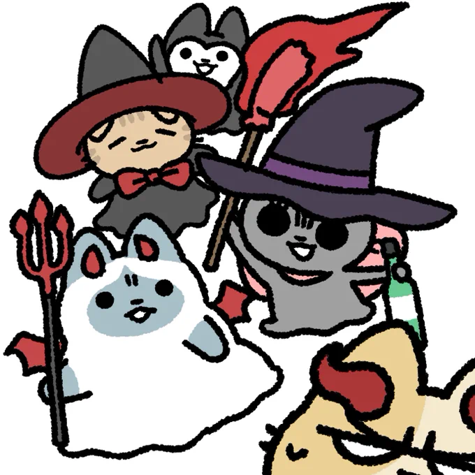 ミミ「魔女のお祭りなんだぜー!」  #練物庵
