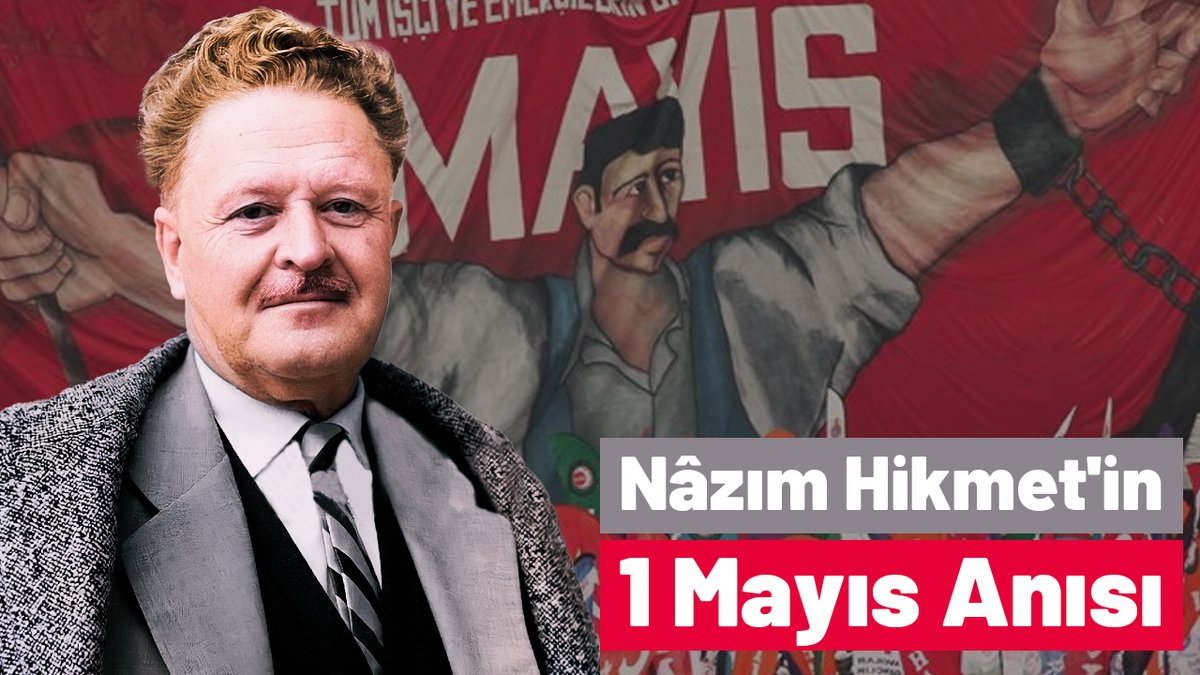bsm_kolektif's tweet photo. Nâzım Hikmet'in En Güzel 1 Mayıs Anısı 
Müthiş bir olay, mutlaka dinlemenizi öneririz.
https://t.co/8ioLRSFwdi https://t.co/3Mcju8YdOm