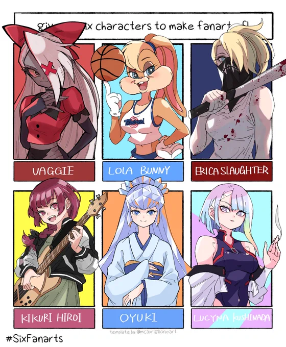 #SixFanarts 
五枚目です 