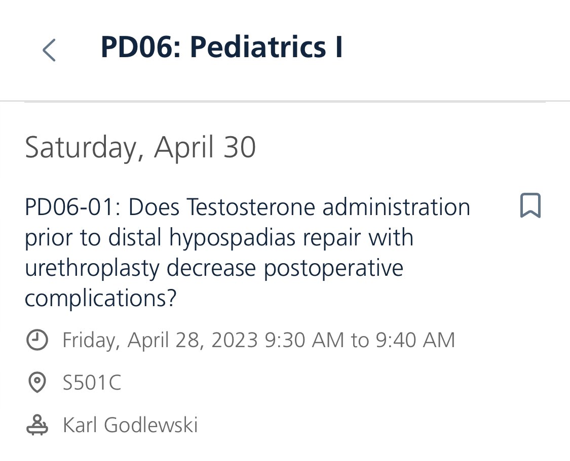 ThomasKolon's tweet photo. Dr Karl Godlewski kicking off the ped urology section at the annual AUA meeting @chop @aua2023 @pennurology https://t.co/ZcvkrGgfJN