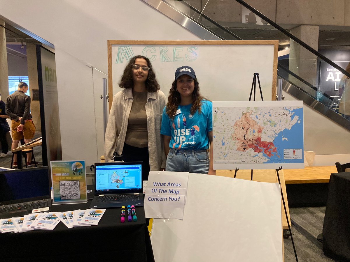 ACRES tabling at the Museum of Science! Come find our table today!!