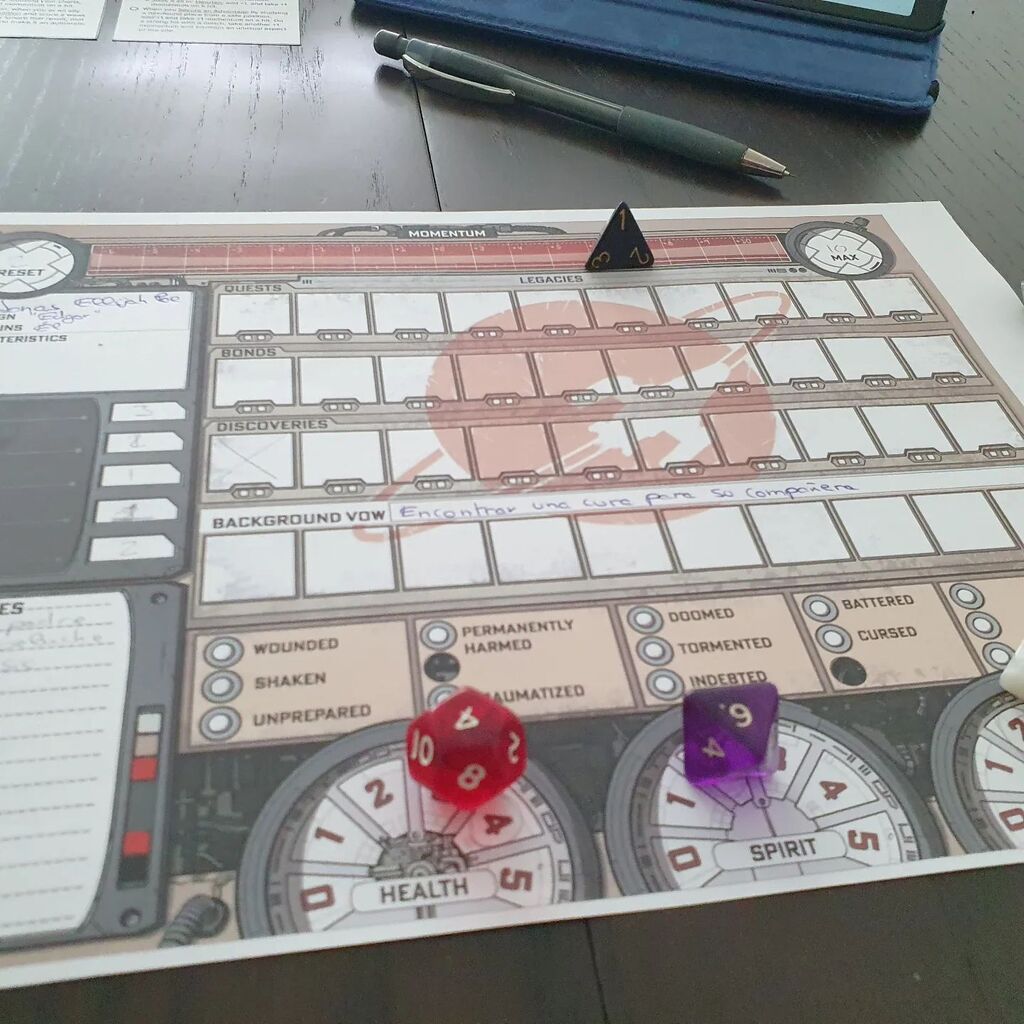 OHispanicus's tweet photo. Conocéis el juego #ironsworn? Es un juego de rol para uno o más jugadores donde no es necesaria la presencia de un #rpgmaster.

Os gustaría saber más, dejadnos vuestra opinión en comentarios!

#modiphius #starforged #sologames #sologaming #rpg #rpggame https://t.co/ybe1CT0bar https://t.co/yd05t0j9mO