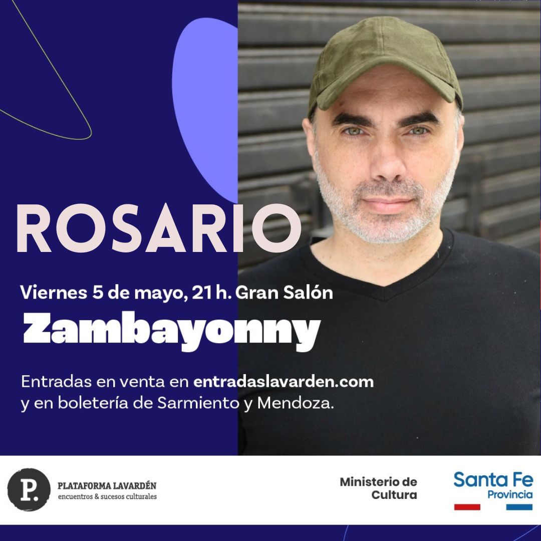 El próximo viernes celebramos los 15 años en los escenarios con un concierto especial en Rosario. @plataformaLVDN Entradas acá: entradaslavarden.com/detalle/Zambay…