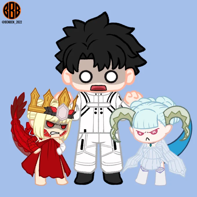喧嘩しないでー #FGO #FateGO