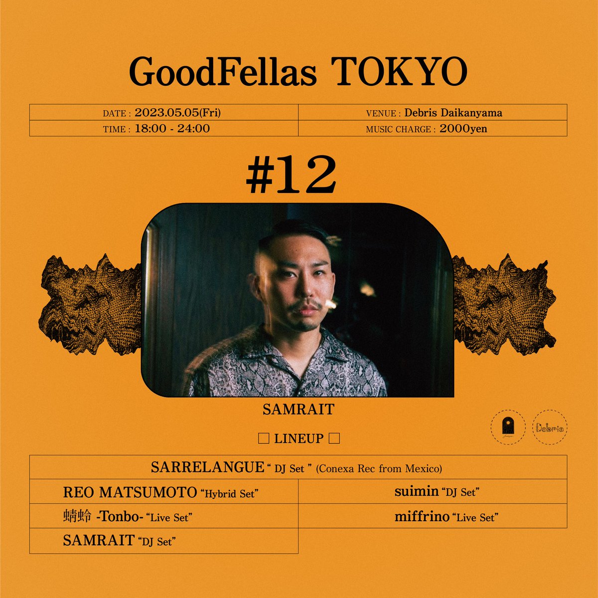 DJ SAMRAIT from GoodFellas TOKYO🇯🇵
on.soundcloud.com/ExE1n3zeFfmXhV…