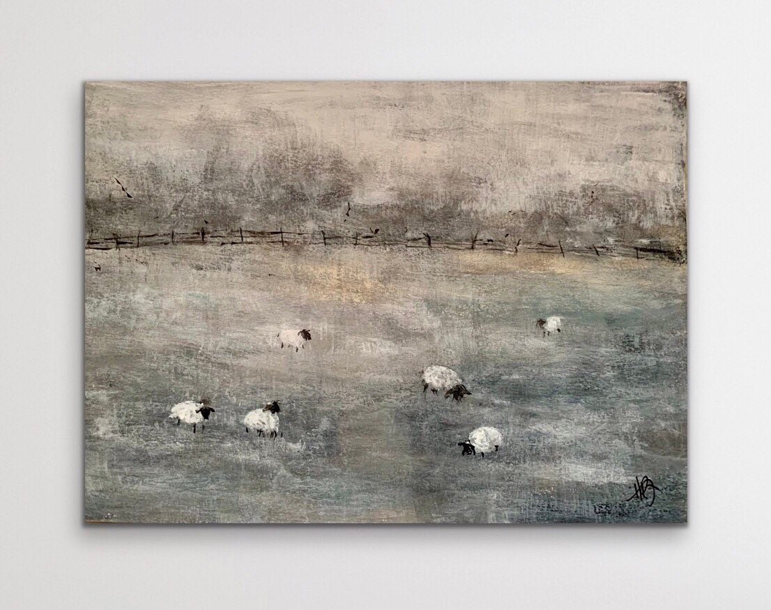 #etsy shop: Primitive landscape Print, Minimalist Art, Farmhouse wall decor by Artist,5x7-16x20 Vintage style art etsy.me/3AE4qEH
#minimalistartprint #vintagestyleart #farmhousewalldecor