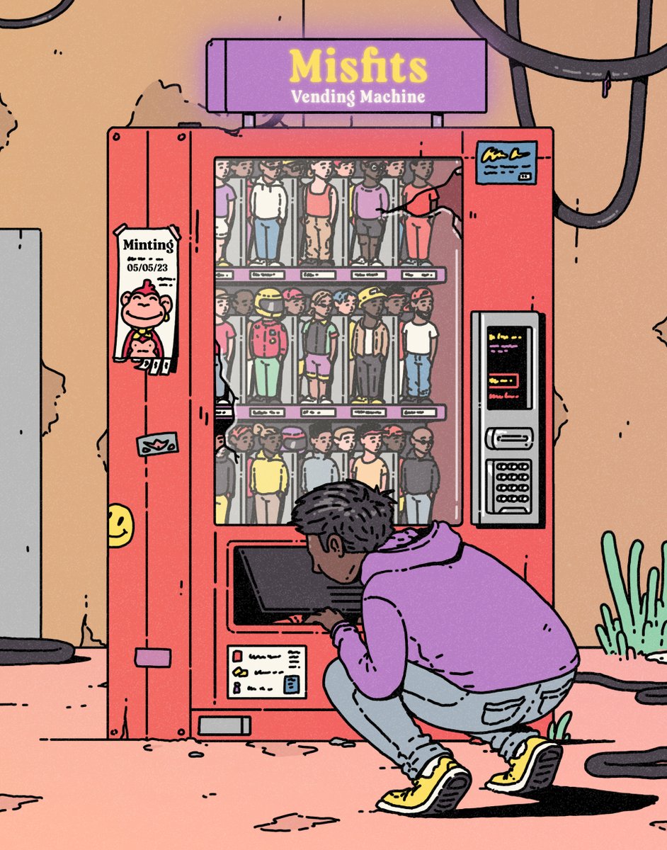 StevesMisfits's tweet image. Mint Details

Supply: 7,777
Mint date: 5/5/2023

Exclusively on @Clutchy_io.