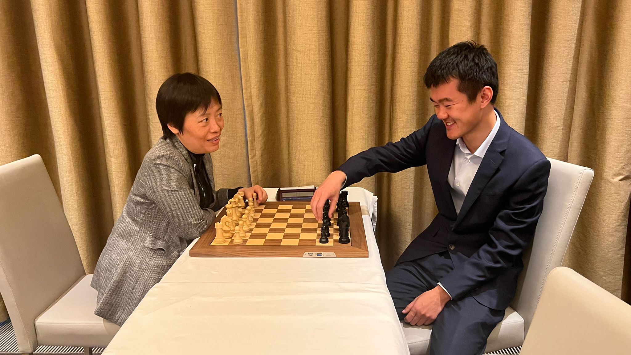 International Chess Federation on X: Ding Liren is the higher