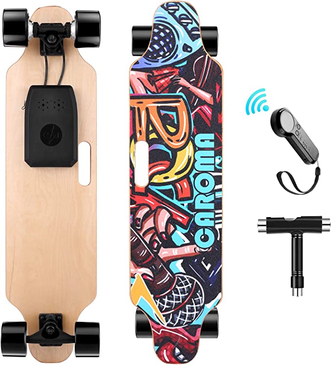 Caroma Electric Skateboards
Caroma is the brand making electric skateboards or related gadgets over extended periods. This product from the brand is one of their best-selling. Caroma electric skateboard has a 350W motor brushless motor. 
best-electricskateboard.com/caroma-electri…