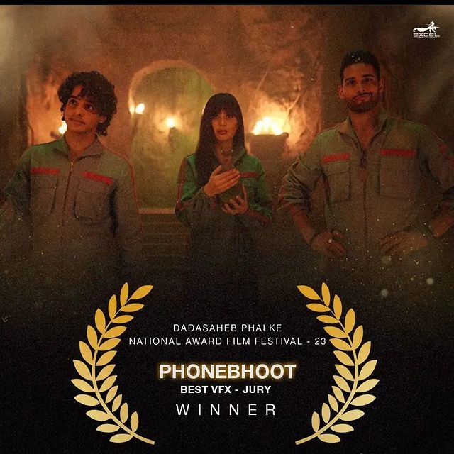 #Phonebhoot won national award (Dadasaheb Falke) for best VFX movie
#katrinakaif #ishaankhattar #SiddhantChaturvedi