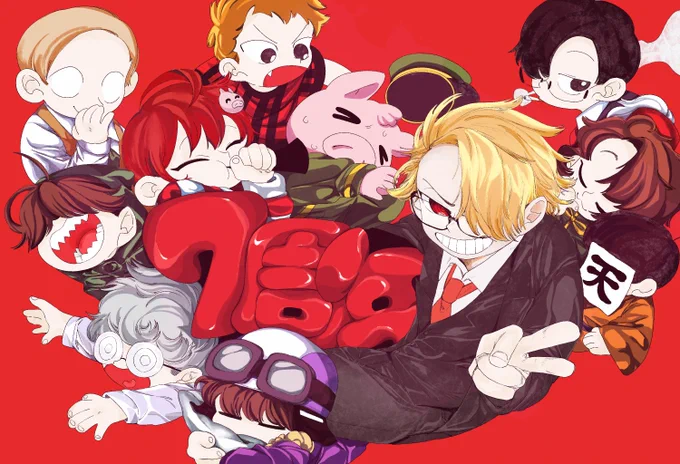 #我々だチャンネル開設祝七周年 ギリギリ!!!!ガチギリギリ4月!!!!!セーフ!!!!ラッキー7おめでとう!!!!