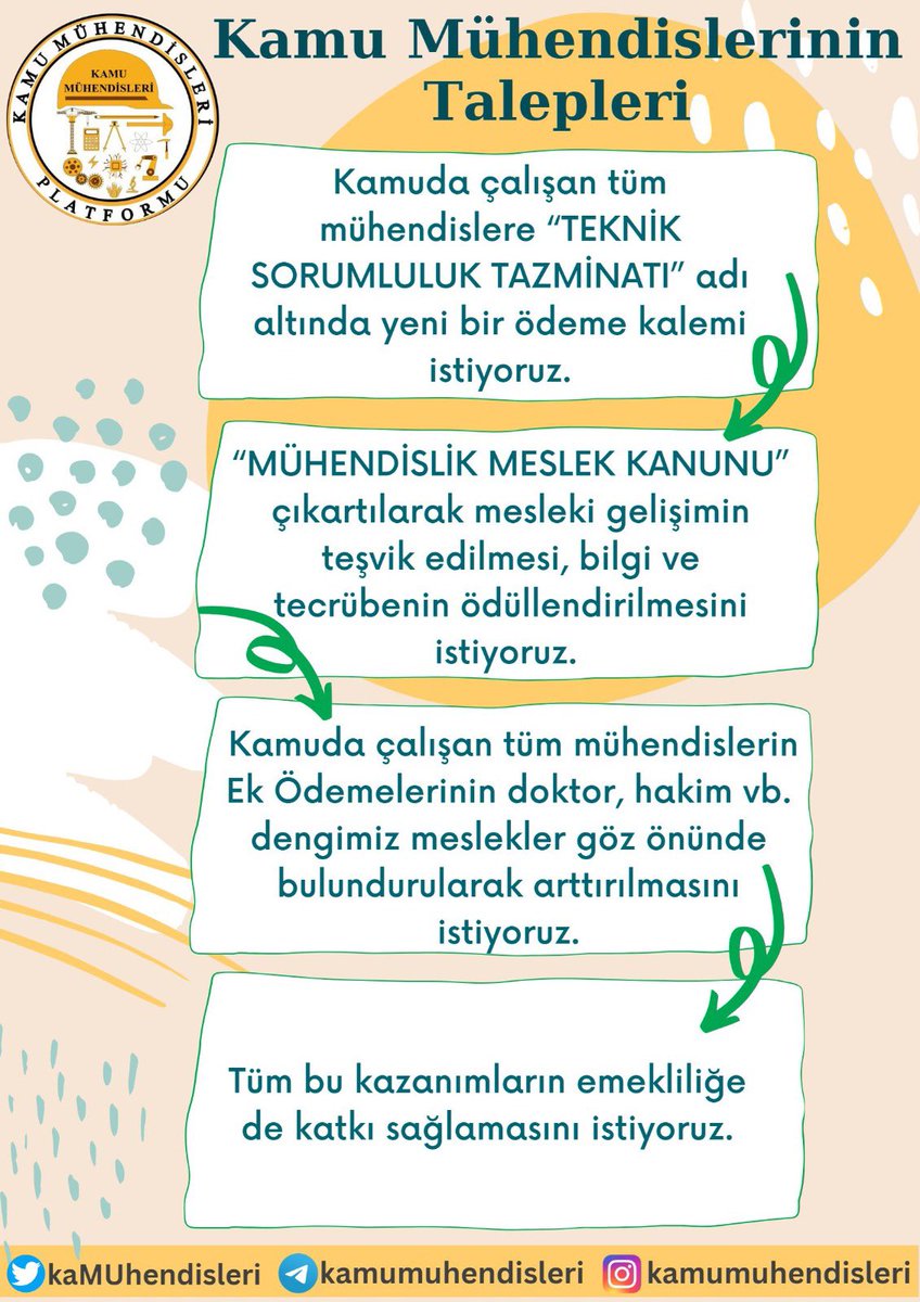 cengiz_tekir's tweet photo. Kamuda birçok meslek grubuna çeşitli düzenlemelerle ekonomik iyileştirmeler yapıldı.

Kamu Mühendisleri ise yoksulluk sınırının altında ücretlere çalışmakta olup yıllardır hiçbir ekonomik iyileştirme almamıştır.

Kamu Mühendisleri ADALET istiyor.

#MemuraMayıstaEkZam https://t.co/ARNal622FN