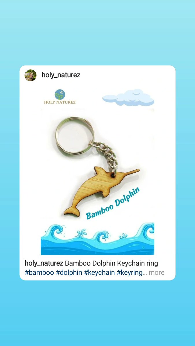 HolyNaturez's tweet photo. Bamboo Dolphin KeyChain Ring
#bamboo #bambookeychain #bambookeyring #keychain #keyring #holynaturez #ecofriendlykeyring https://t.co/6RsxaOfAdr