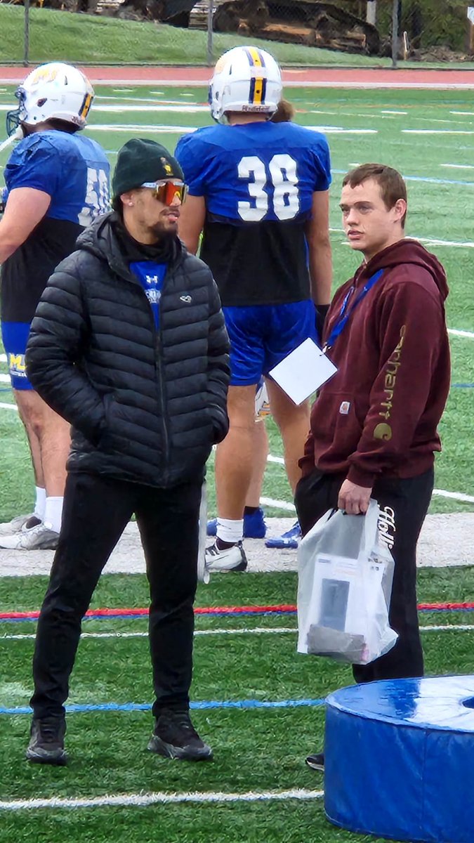 RileyStidham42's tweet photo. Great visit @MUCougarsFB! Energy from players and coaches was exciting.  Looking forward to a second visit.
Thanks @MisericordiaHFC @K_Price73 @CoachRGaskins2.
@GoMVB @ptownhornets4eV @nextlvlculture https://t.co/FNFyDIrTtd