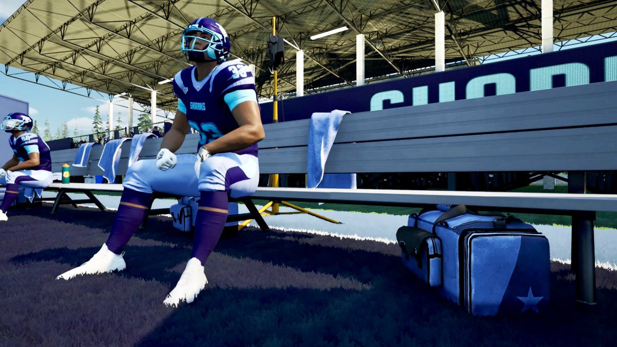 MaxFootballGame's tweet photo. Screenshot Sunday 📸
Sideline Detail Edition 🏟️
📍 Cobblestone Park 🦈 https://t.co/OYW3imaMM2