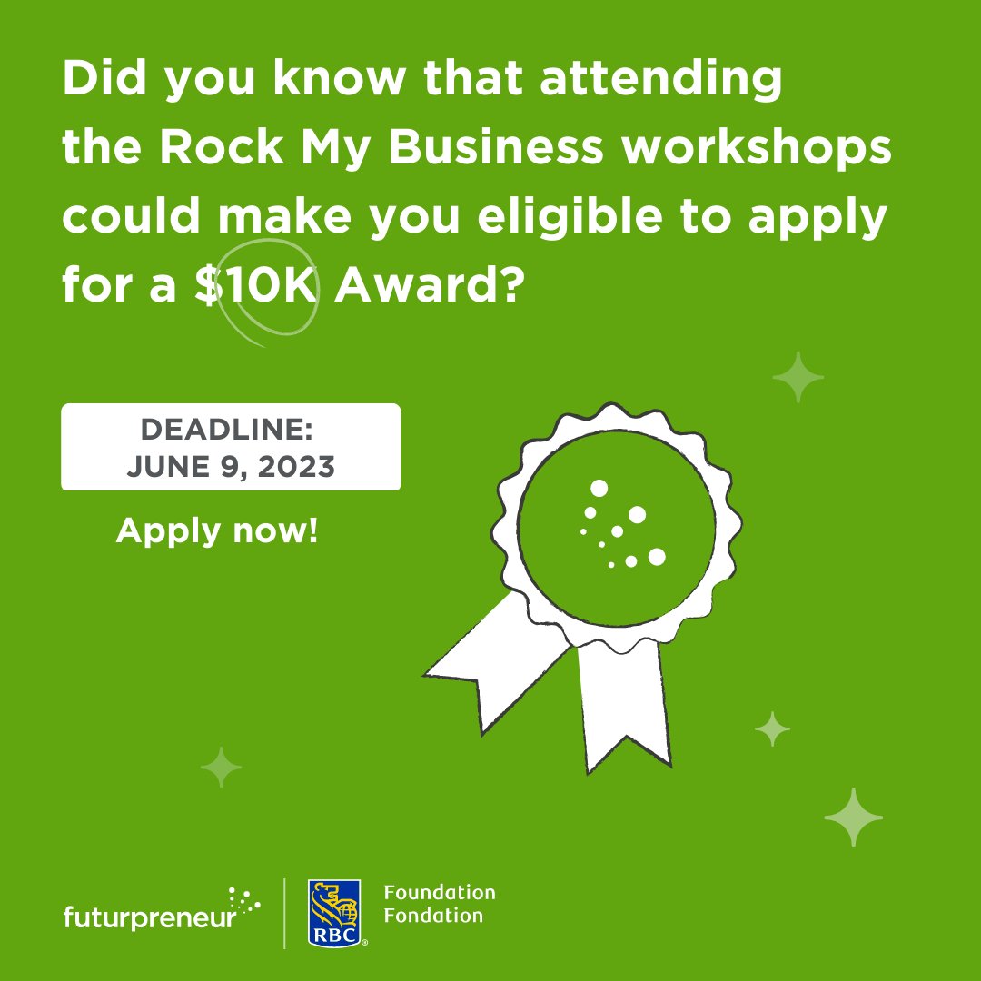 Our free workshops help you launch your entrepreneurial journey. There’s more: attending our two workshops can make you eligible to receive a $10K cash award to help you kickstart your startup!  Reserve your spot now! (Eligibility criteria apply bit.ly/3V2YgY0