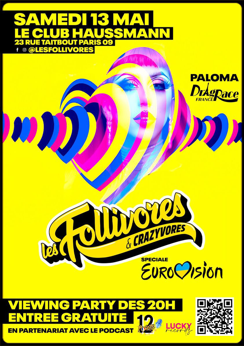 12Points1's tweet photo. Les amis !! CA Y EST !! On peut vous le révéler, nous coanimerons la Viewing Party en before des @LesFollivores  le 13 Mai prochain !!!! 
Ca va être de la folie !!!!!!!! 

ENTREE GRATUITE (sur résa) avant 22h !!!!! 

https://t.co/wNqURTXEkP

#Eurovision #ViewingParty #France #Paris #Follivores #eurovisionviewingParty