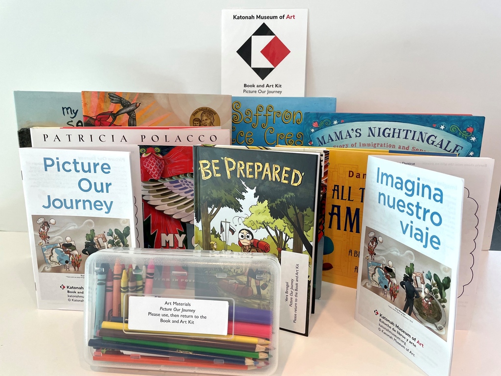 #LearningCenterLookBack

Three amazing group picture book exhibitions since 2019 – Illustrated Animals in Conversation, Picture our Journey, and A Sense of Community: Celebrating Jerry Pinkney’s Legacy. When you visit the KMA you can borrow Book and Art kits related to these.