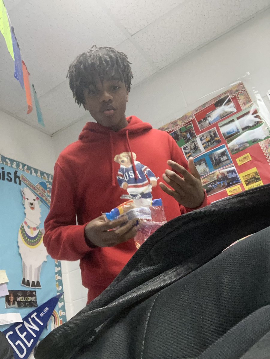 Don’t we love Spanish? Our kiddos in room 811 Spanish II and Spanish Club.  A aprender! Having conversations in the target language about “compras, la ropa y restaurantes”.