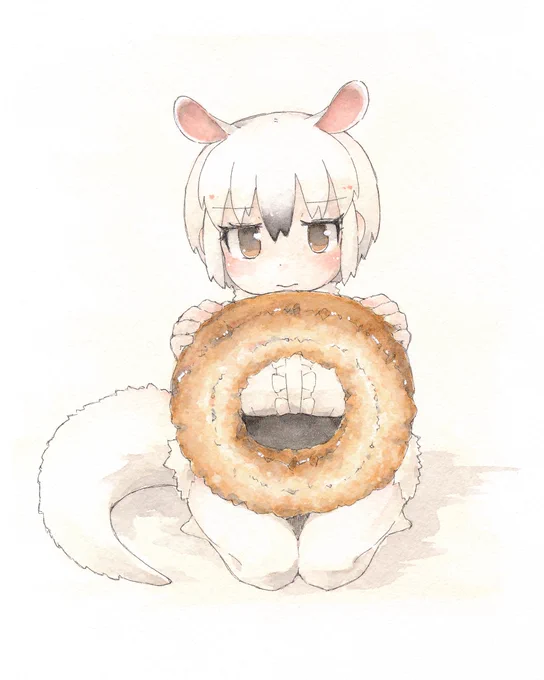 浮き輪なんかよりドーナツのほうがおいしそうだからオールドファッション持ってねミナミコ