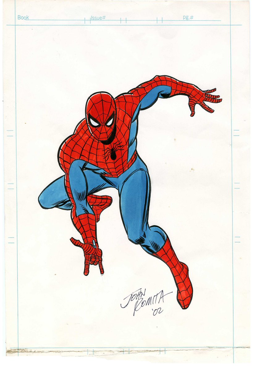 RT @spideymemoir: Spider-Man art by John ROMITA! https://t.co/AmbCgqBrtG