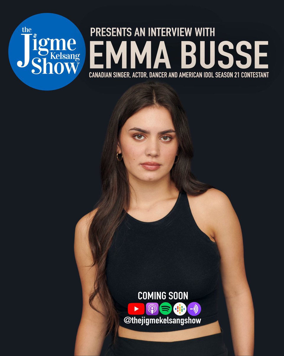 THEJIGMEKSHOW's tweet photo. NEW PODCAST COMING SOON🚨

On this segment, Canadian singer-songwriter, actor, dancer and @AmericanIdol season 21 contestant @emmaabussee joins the show.

#emmabusse #canadian #singersongwriter #artist #actor #dancer #music #americanidol #contestant #podcast #episode #interview https://t.co/TFnIahPd5e