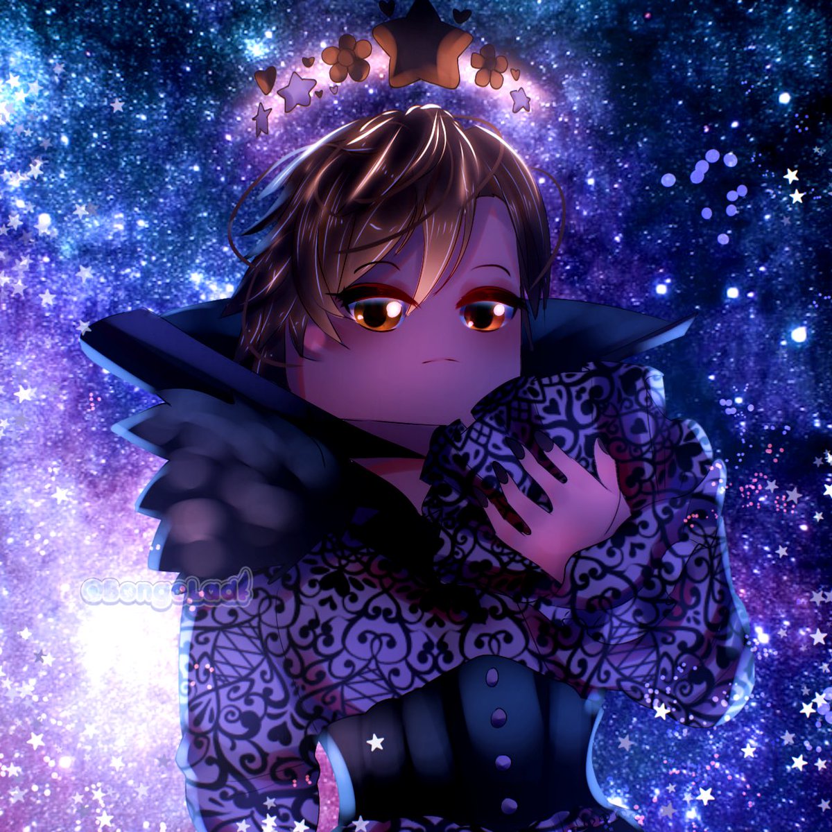 BongoLad's tweet image. Commission for @D3_VSs!
💫🌌✨
PRETTTYYYYYYYY - yk i get super excited whenever i draw space stuff, and this is no exception! hope u all like it 😻
#roblox #robloxart #robloxedit #robloxcommission