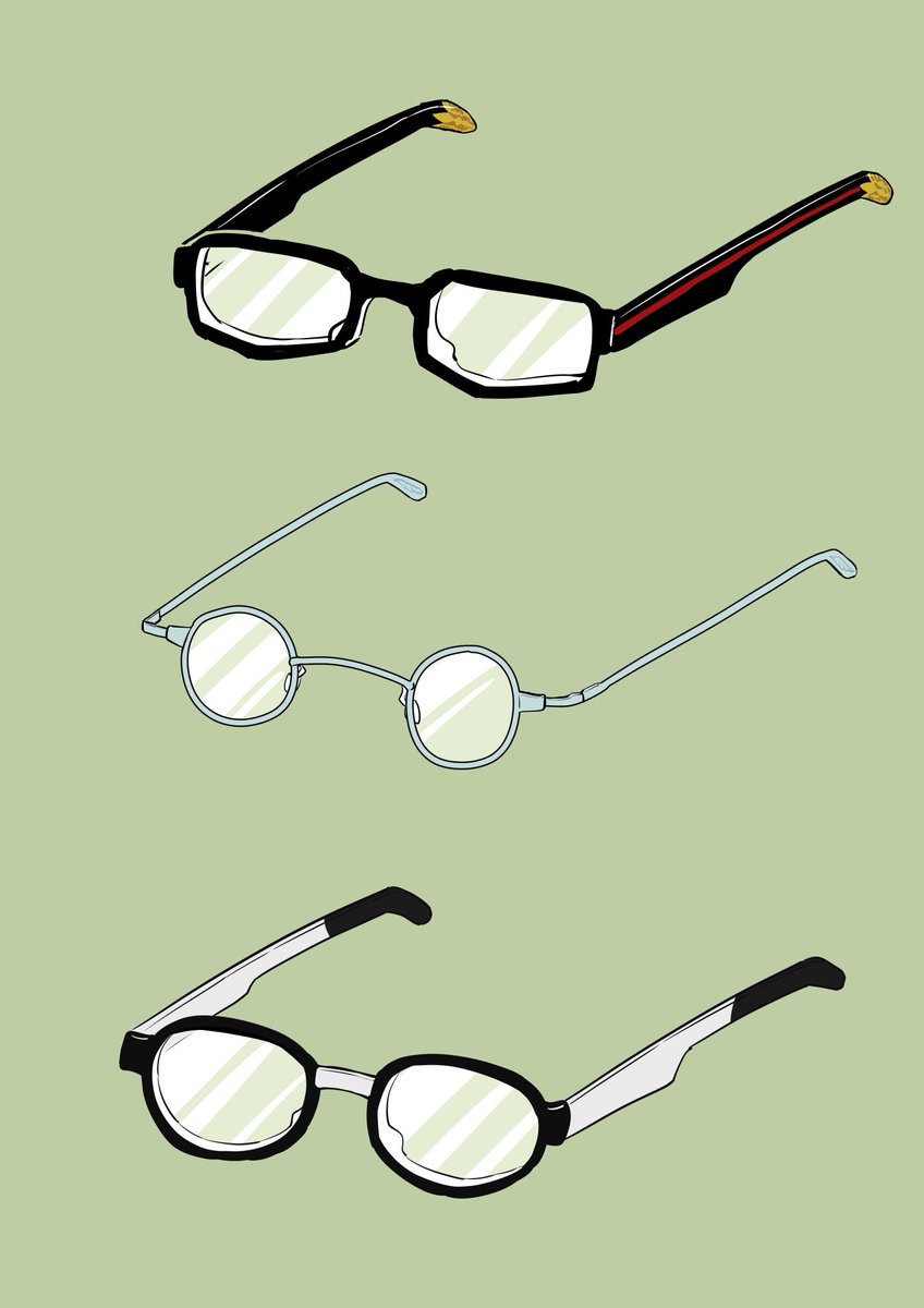 「キミドリーヌが選んだみんなの眼鏡 」|志摩👓のイラスト
