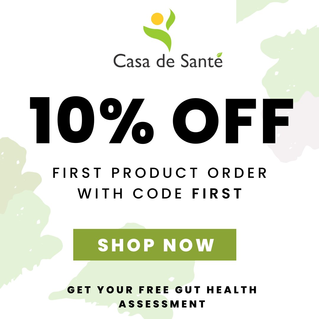 casadesante's tweet photo. Ready to take charge of your gut health? 🌟 Now's the perfect time to get started with Casa De Sante! Use code FIRST to get 10% off your first product order and take the first step towards a healthier gut. 😍 

#guthealth #discountcode #lowFODMAP #healthylifestyle #nutrition https://t.co/XL7HoBF0Ur