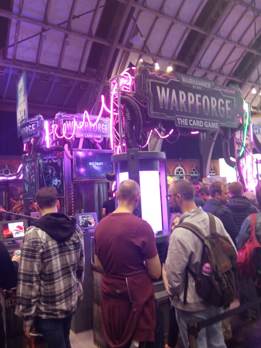lavozdehorus's tweet photo. Impresionante el stand de Warpforge en Warhammer Fest #WarpforgeFest #LegionsFest https://t.co/YIxexBdJAV