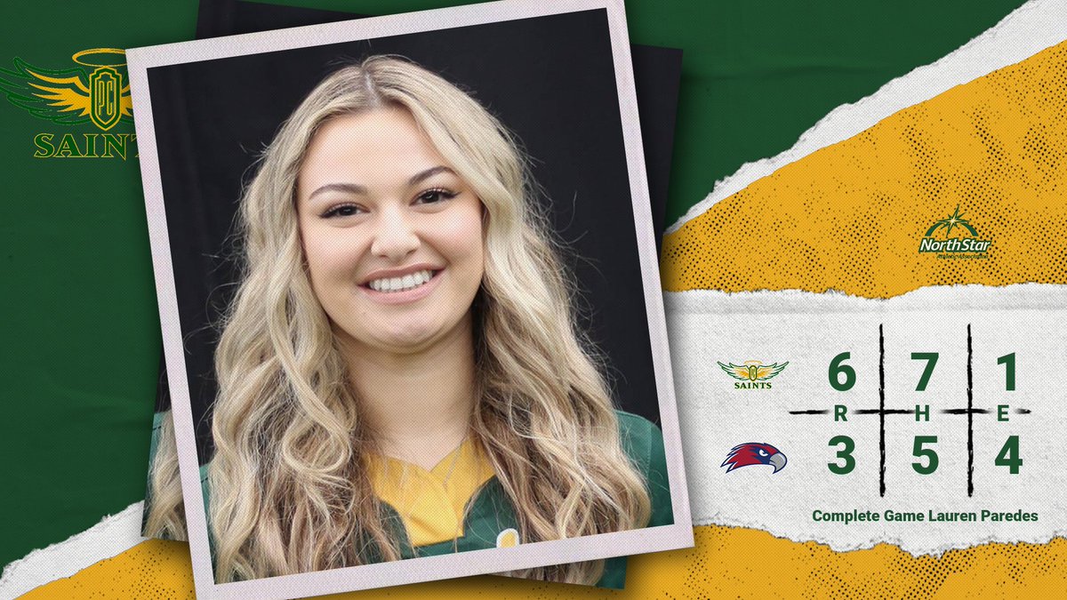 Saints Take Game Three From V-Hawks! 
Complete Game for Lauren Paredes!
#LeaveOurLegacy #OneLastRide
Recap: pcsaints.com/article/3265
<a href="/PCSaintsSB/">Presentation Softball</a>