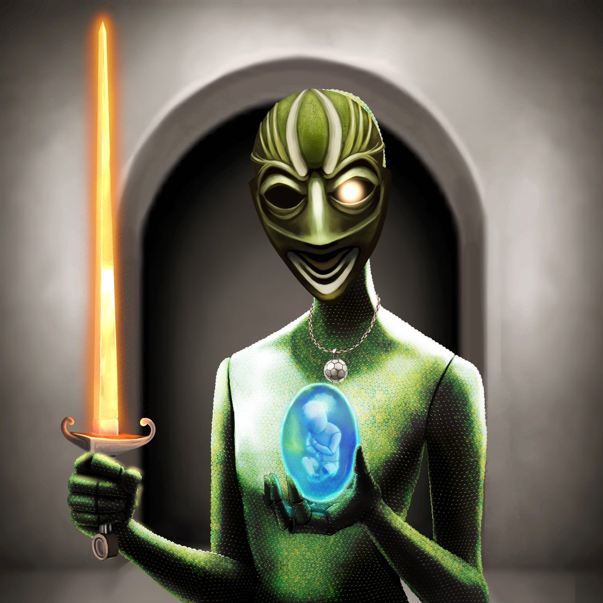 mannequinsnft's tweet photo. Believe it or not…In Star Trek:  The Original Series - Season 1; Episode 18, James T Kirk is tasked to fight Gorn, an alien lizard captain who’s objective is to destroy the federation.  The individual playing Gorn was no other than legendary Yankees baseball player Mickey Mantle https://t.co/AO6eW4G4rr