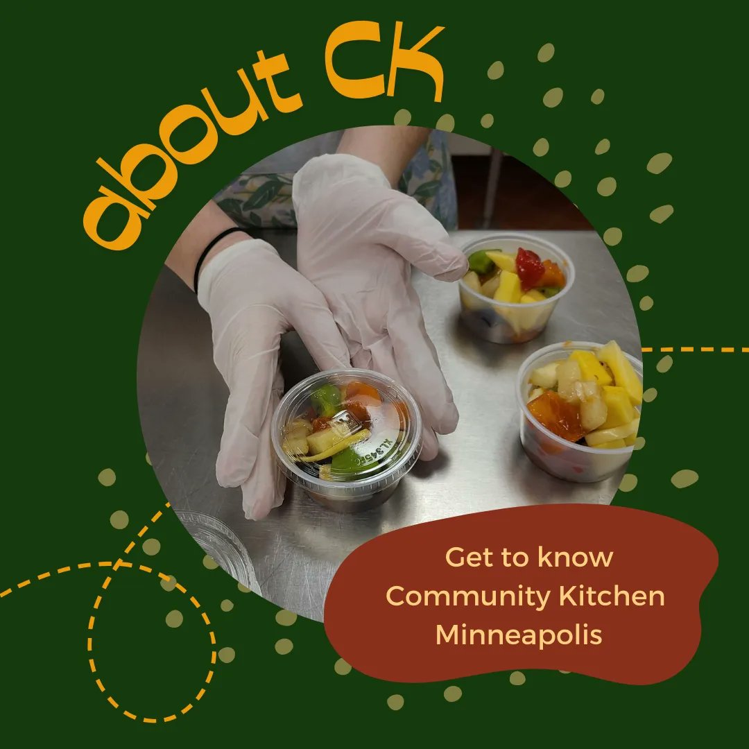 CommKitchenMpls's tweet photo. Hey all! We're Community Kitchen Minneapolis.

We turn food rescue into hot meals for our neighbors and serve around 400 meals each week.

We serve dinner on Mondays and Tuesdays. On Sundays, we process donations so that we can cook during the day on Monday and Tuesday. https://t.co/umrWD2OlVB