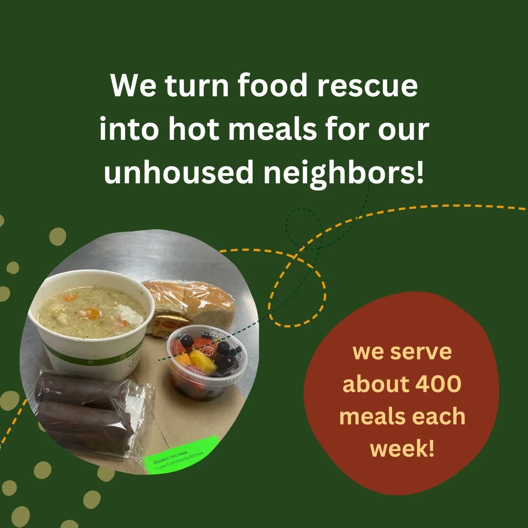 CommKitchenMpls's tweet photo. Hey all! We're Community Kitchen Minneapolis.

We turn food rescue into hot meals for our neighbors and serve around 400 meals each week.

We serve dinner on Mondays and Tuesdays. On Sundays, we process donations so that we can cook during the day on Monday and Tuesday. https://t.co/umrWD2OlVB