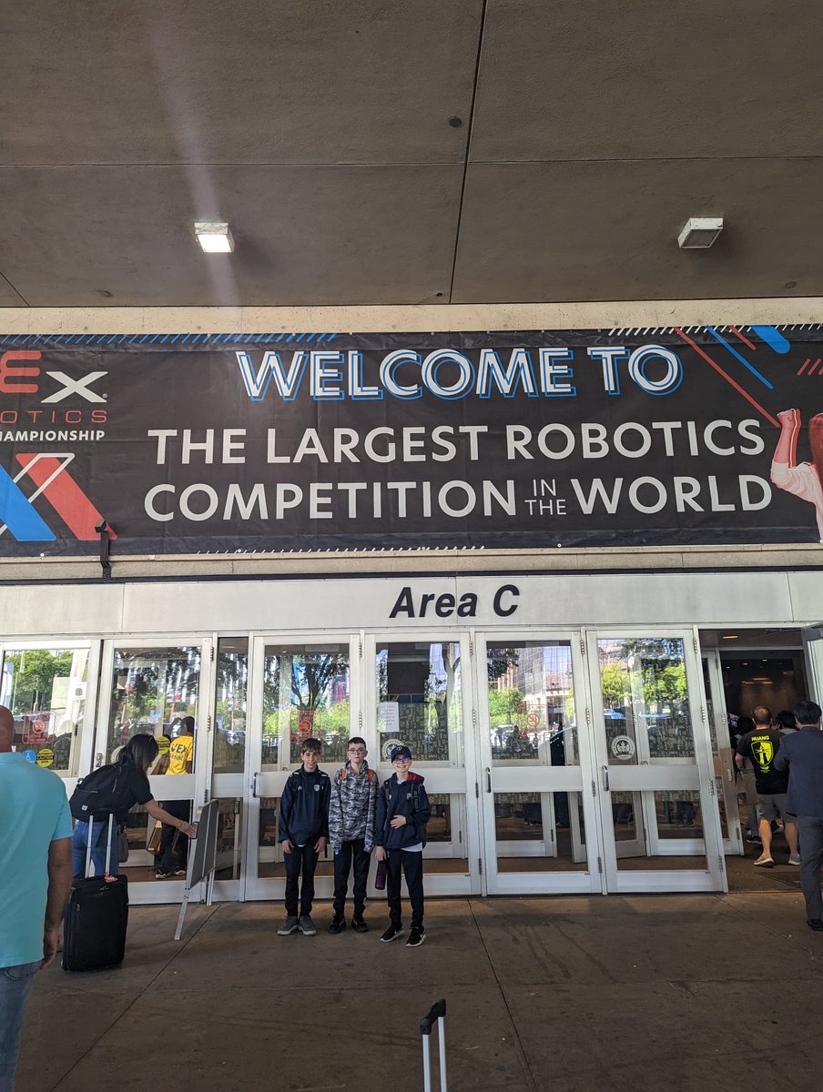 Team Finborough have arrived at the VEX Robotics World Championships.