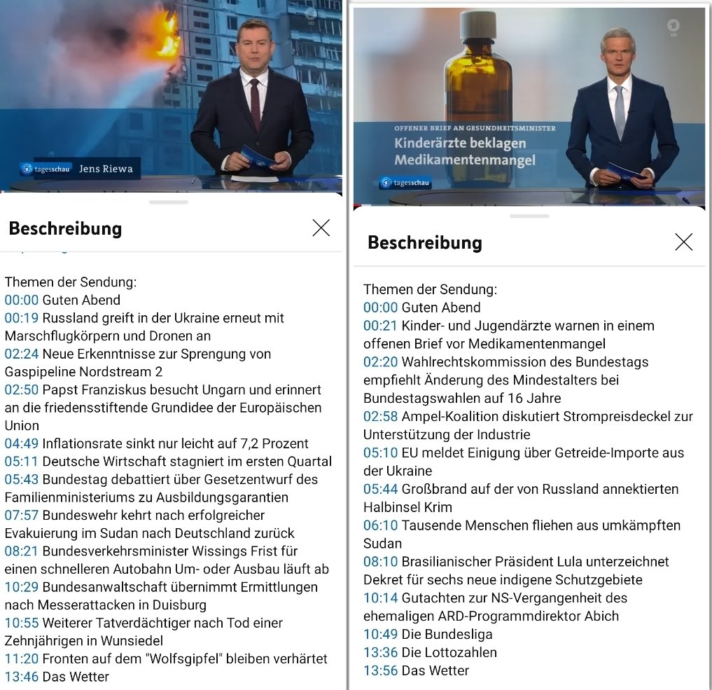 OERRBlog's tweet photo. Die Tagesschau weigert sich seit Tagen in der 20 Uhr TV-Ausgabe über die Causa #Graichen und Habeck zu berichten. #ReformOerr #OerrBlog https://t.co/f94dkHAnRB