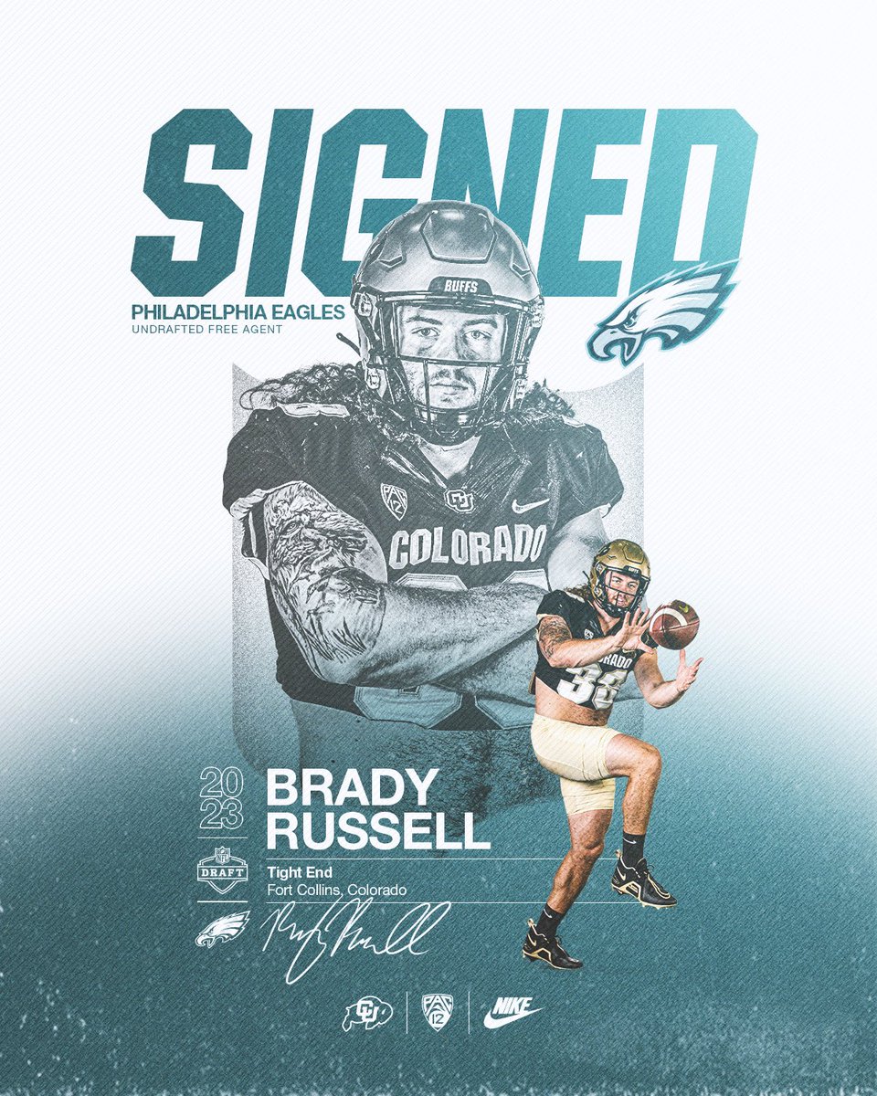 𝐒𝐈𝐆𝐍𝐄𝐃 ✍️ Congratulations @brady_russell5!

#GoBuffs | #NFLBuffs