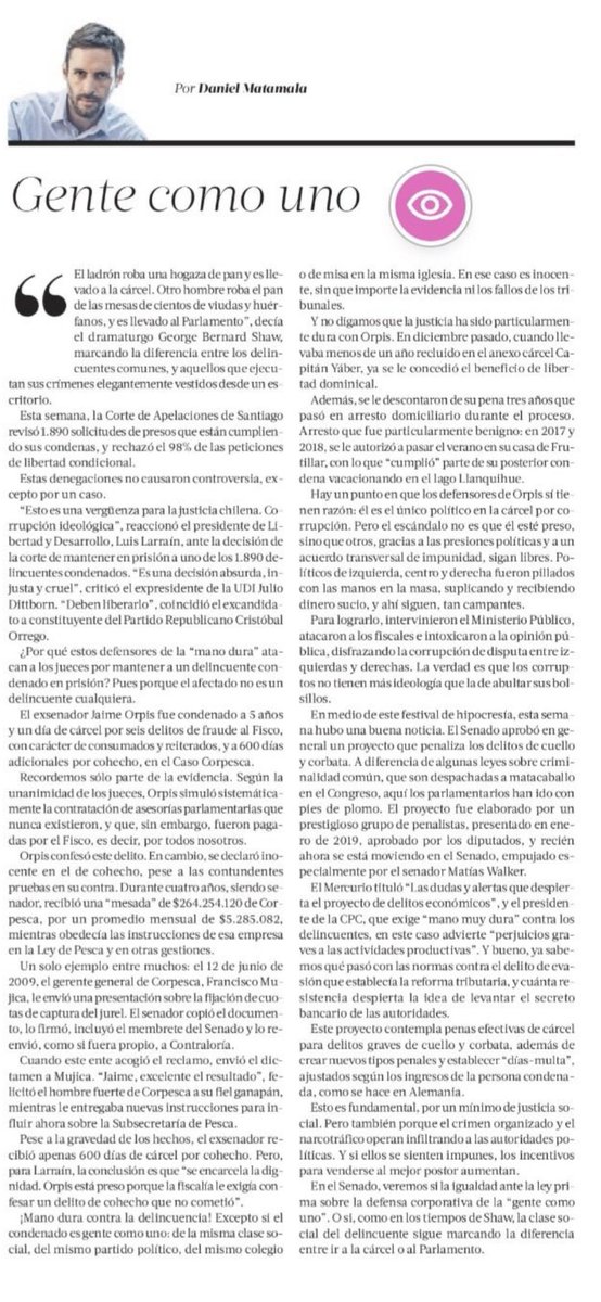 DMatamala's tweet image. Gente como uno