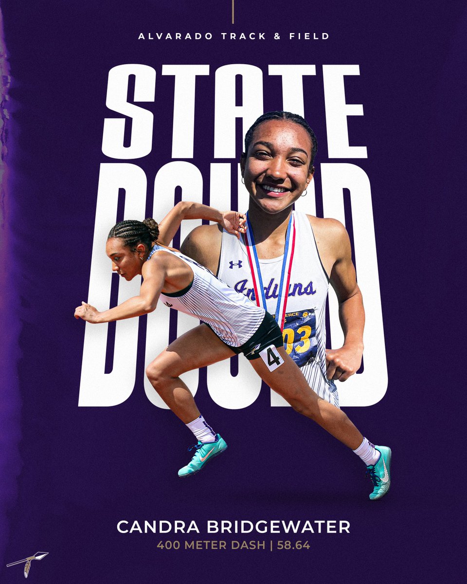 🚨STATE BOUND🚨

"Hey Siri; how do I get to Mike A. Myers Stadium?"

SHOUTOUT to Candra Bridgewater for qualifying for a trip to State in the 400 Meter Dash with a time of 58.64! We are so of you &amp; your coaches. How about a trip down I-35? Let's go!!!

#AlvaradoExcellence #TR1BE