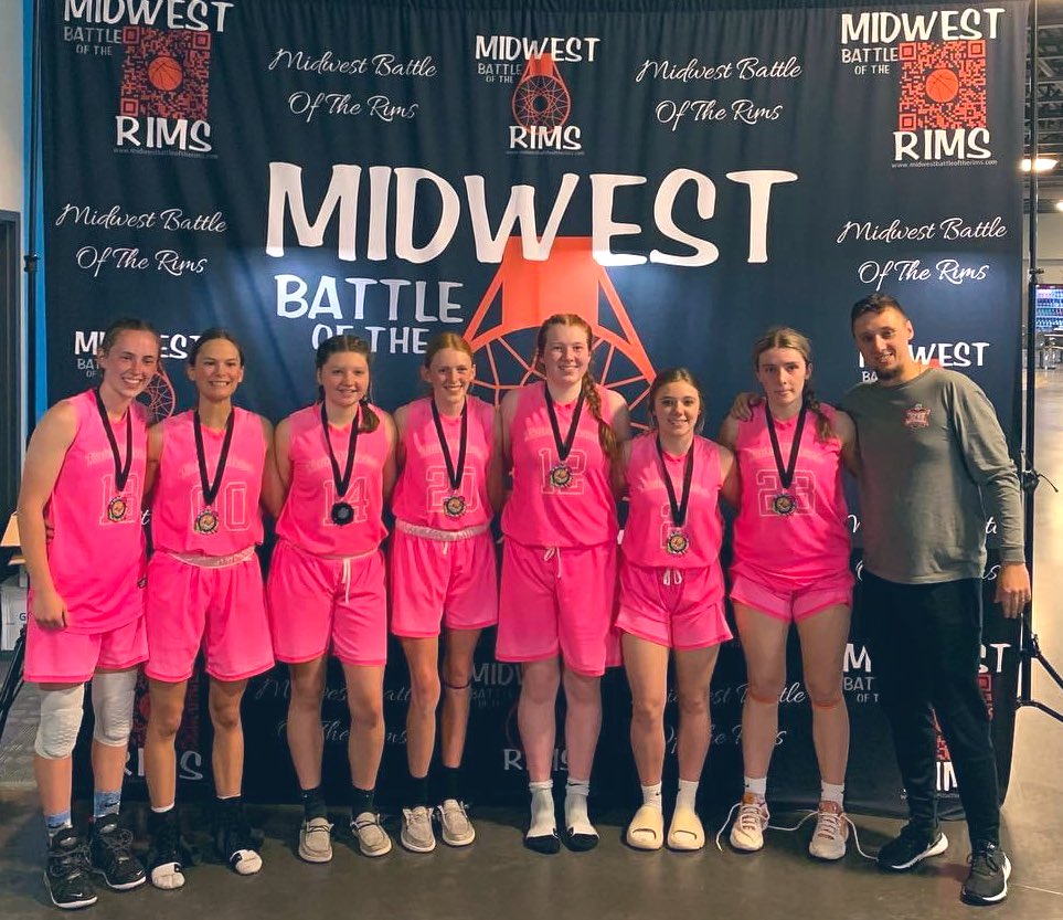 Went undefeated and named tournament champions in the 17u division at the Midwest Battle of the Rims.