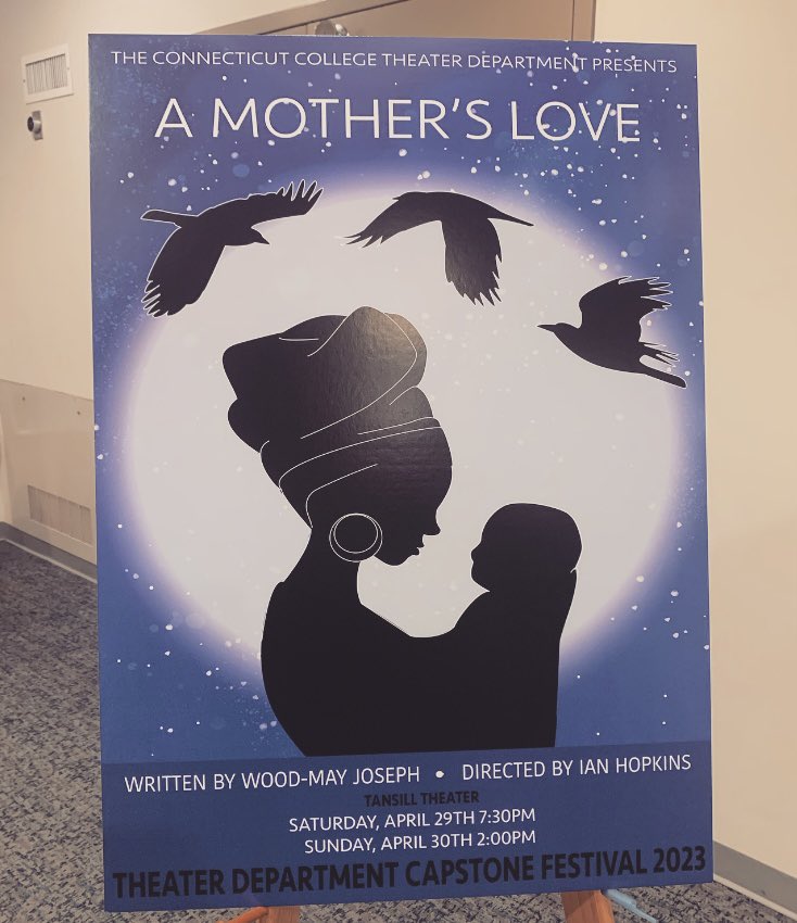 MsFroelich's tweet photo. What a joy it has been to watch this young man grow from a timid 2nd grader (his first days in America) to an honors student, actor &amp; playwright. So special to be @ConnCollege for opening night. WJ wrote &amp; starred in a beautiful &amp; creative tribute to “A Mother’s Love” @SOMSDK12 https://t.co/cJtdCmwlYj