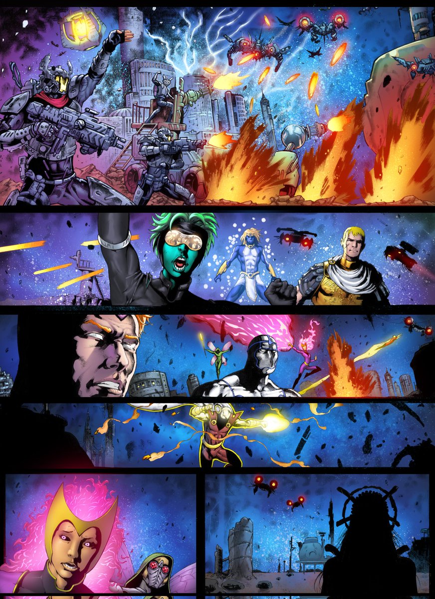 AdventComics's tweet photo. OK, I normally don't ask this but can everyone who sees this  do a RT because I want to get this COSMOS #8 #Kickstarter funded so that we can start giving out some cool, FREE STUFF!! https://t.co/O2SNdkST4A 
#signalboostsunday #comics #scifiart #showcasesunday #indiecomics #scifi https://t.co/Uli6plbWA3