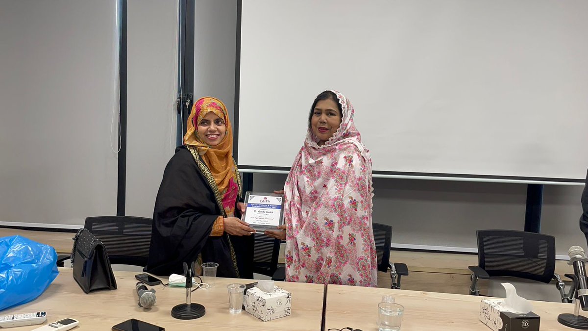 blessedAyesha's tweet photo. Alhamdulillah the event has been successfully completed ✅. I am truly grateful for the support and participation of Dr. Ayesha Sheikh and Dr. Asim Qidwai. We have officially launched #Thalassemia Awareness Month today, and we will be celebrating it until the 31st of May #itd2023 https://t.co/jpAf025UJW