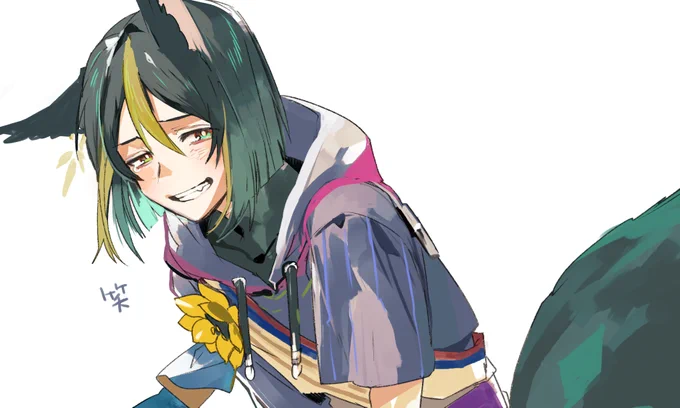 RAKUGAKI/原神 ティナリ  爆笑してるところが見たいという絵