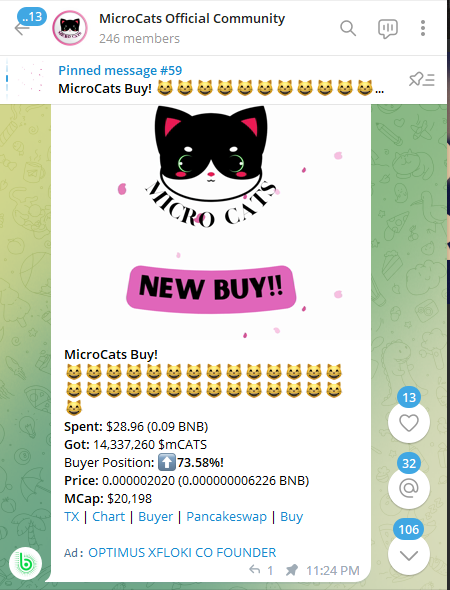 CatsMicro2023's tweet photo. We hit unstoppable X and ath💎🚀🚀

APE THE DIP BEFORE THE NEXT 50K MCAP ATH

https://t.co/pmSpatork9 https://t.co/yUVu6Q5yI9