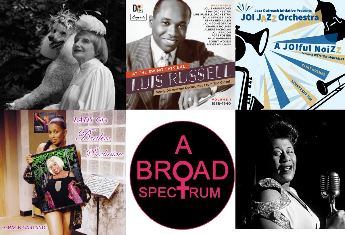 Today's broadcast 3-5pm EDT - new releases from
@JOI4Jazz Luis Russell @jazzmatchmaker + bday shoutouts to Blossom Dearie, Ella Fitzgerald, Ma Rainey & more @wfdu891 HD2 #womeninjazz #amplifywomen #JazzAppreciationMonth #InternationalJazzDay