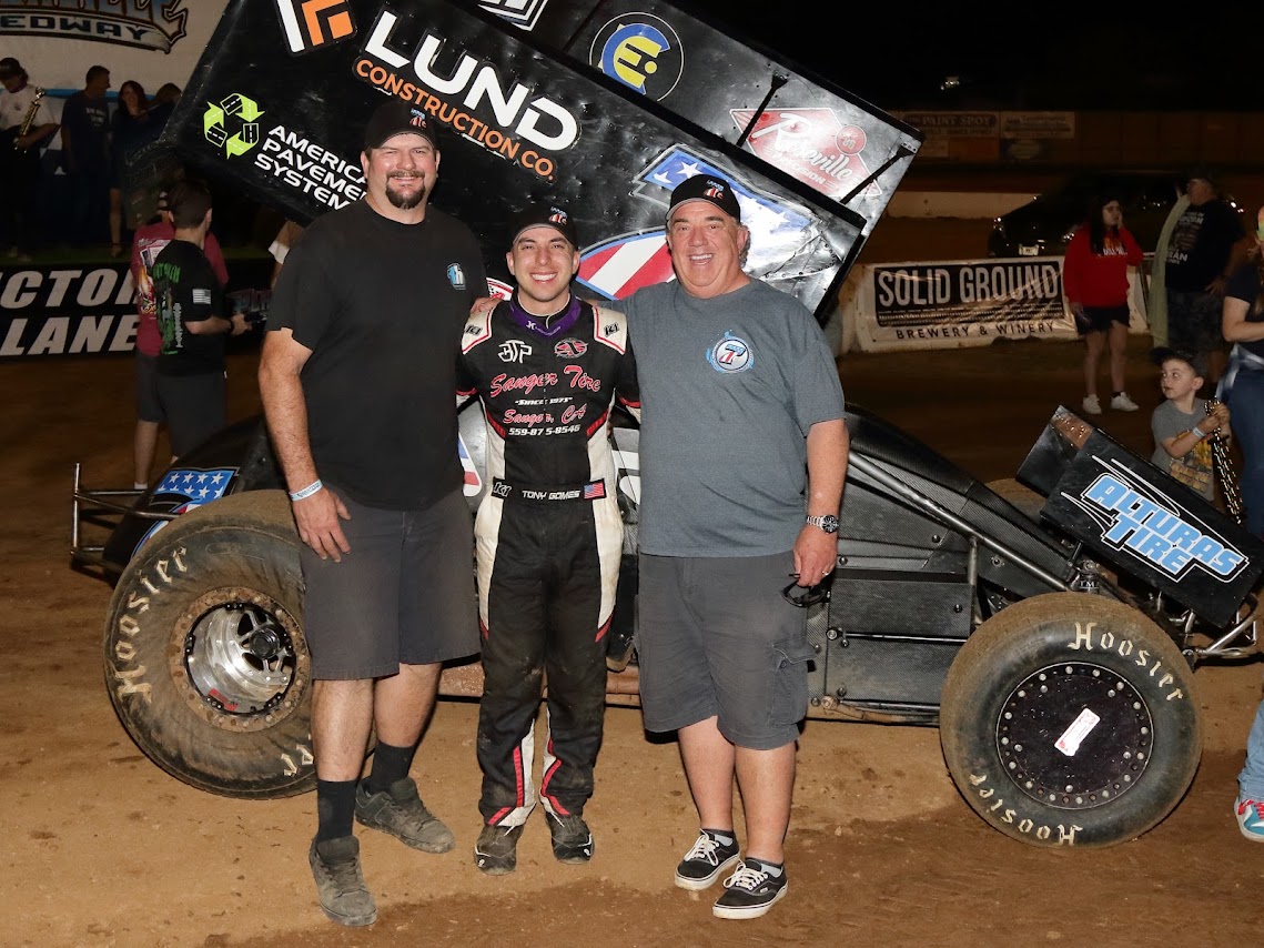 garythomasGT's tweet photo. Modesto's @TonyGomes_99 claimed his 3rd career Placerville Speedway Winged 360 Sprint Car triumph on Saturday.

@ashlyn87r set fast time &amp; ran a career best 2nd, with @MichaelFaccinto rounding out the podium.

𝐑𝐞𝐚𝐝 𝐦𝐨𝐫𝐞 𝐚𝐭 https://t.co/O6sWPGKXFi

📷 Tim Holland https://t.co/g0NxEC7zG5