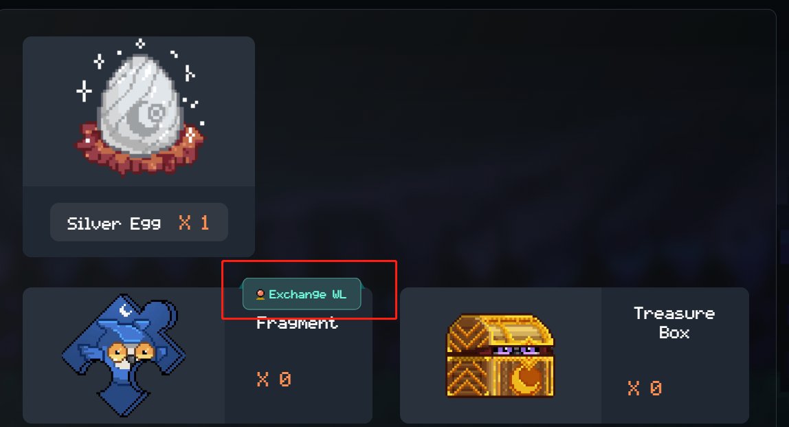 📢 Due to some accounts got blacklisted from the Anti-cheater system, we have some gamelist spot open again.

 We will open the last fragments exchange of Gamelist (Guarantee WL)  &amp; Birdlist (FCFS WL)

📌300 Gamelist spots open for exchange, each spot cost 600 Fragments
Exchange