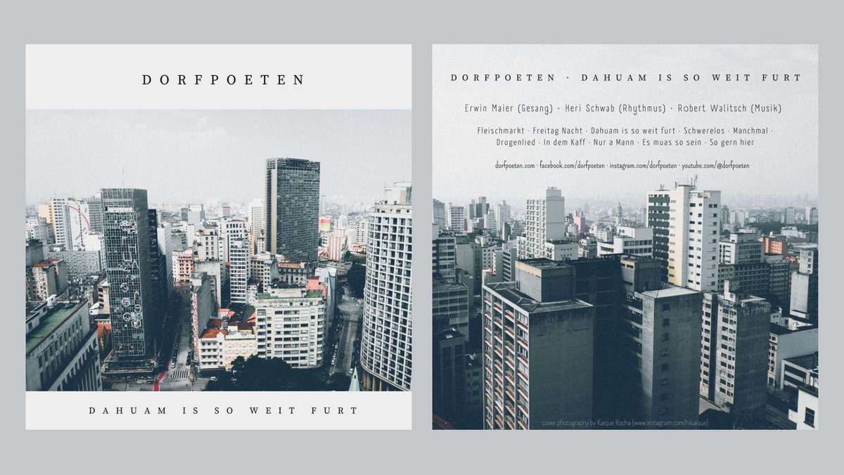 SoundRehabAT's tweet photo. D A H U A M   I S   S O   W E I T   F U R T
#releasedate 19.5.2023
*** Das neue Album der Dorfpoeten *** https://t.co/FhCHOi8PR5